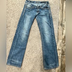 Rock and roll cowgirl jeans 30x36 low rise jeans